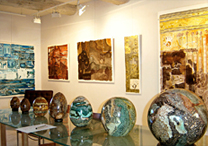 View of the exhibition at theMike Aadlers Gallery, La Garde-Freinet