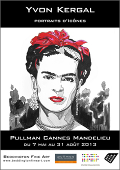 Exhibition poster, Hotel Casino Pullman Cannes Mandelieu - Stratège Communications, Monaco - Galerie Beddington Fine Art, 83830 Bargemon